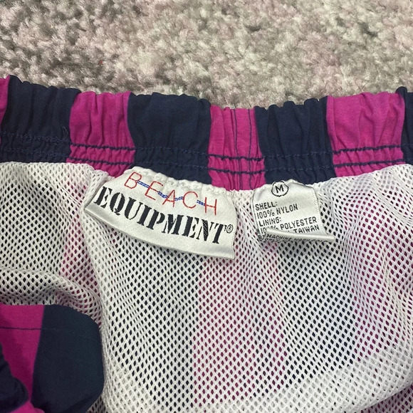 Men's Purple Navy Blue Beach Equipment Swim Trunks Board-shorts Sz M - Picture 4 of 5